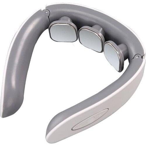 Free shipping Rechargeable heating pulse cervical spondylosis instrument neck massager massager