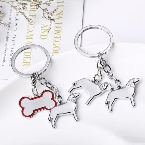 12pcs/lot Golden Retriever key chain key ring dog keychain key holder cute portachiavi chaveiro llaveros mujer bag charm
