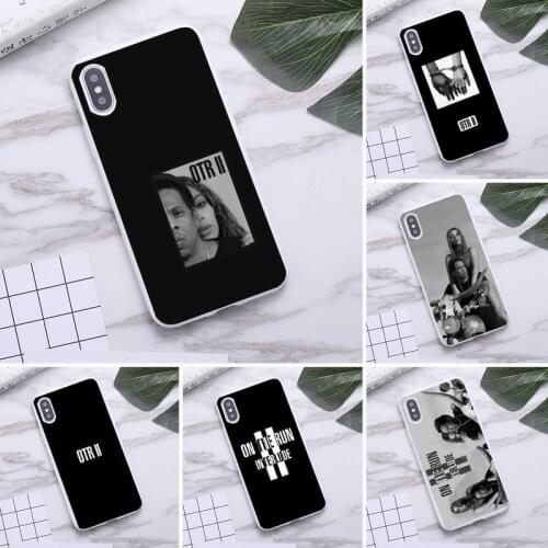 Beyonce Jay Z OTR II Phone Case for iPhone 12 mini 11 Pro Max X XR XS 8 7 6s Plus Candy white Silicone Cases