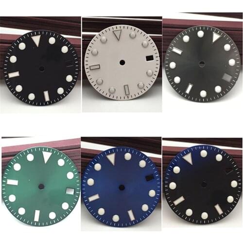 28.5MM watch dial luminous dial fit for NH35 movement
