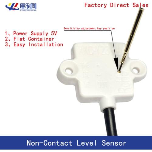 5v Smart Sheung Shui Capacitor Liquid Level Sensor Switch Induction Non-contact Liquid Level Detection