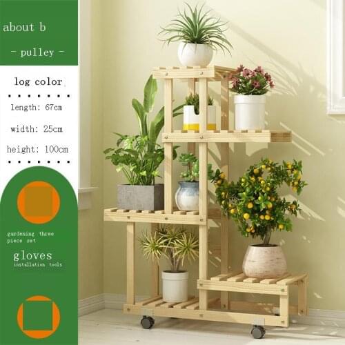 Garden Living Room Huerto Urbano Madera Wooden Shelves For Ladder Plant Rack Dekoration Shelf Stojak Na Kwiaty Flower Stand