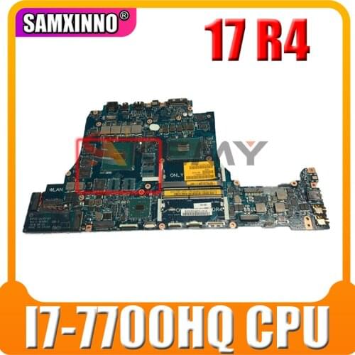 FOR Dell FOR Alienware 17 R4 Motherboard LA-D751P CN-087H1V 087H1V 87H1V SR32Q I7-7700HQ N17P-G1-B-KC-A1 100% working