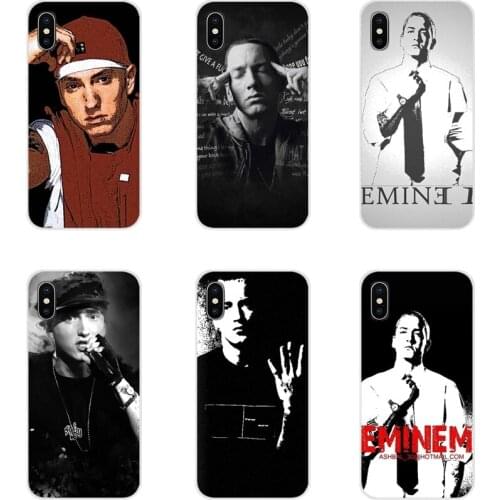 Eminem art Super Rapper Music Star For Samsung Galaxy S3 S4 S5 Mini S6 S7 Edge S8 S9 S10 Lite Plus Note 4 5 8 9 Soft Shell Cases