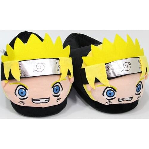 Hot Anime Cartoon Ninja Slippers Full Covered Cosplay Shoes Cute Funny Winter Warm Indoor Plush Toy Slipper For Man Woman Gifts