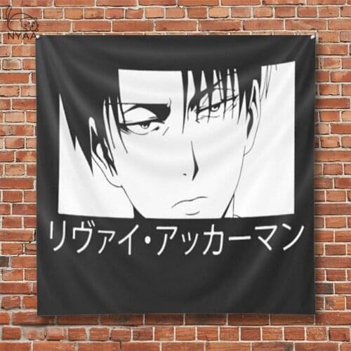 Levi Ackerman tapestry Wall Tapestry Wall Hanging Wall Decor Blanket Bedding Curtain Throw