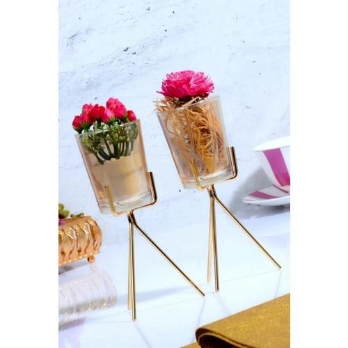 Mhk Collection Decorative Metal Candlesticks