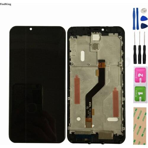 Mobile LCD Display For Vernee M8 Pro LCD Display Assembly Frame Touch Screen Digitizer Sensor Panel Front Glass With Tools