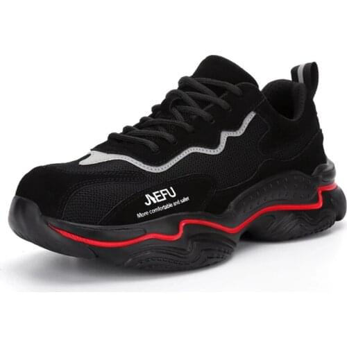 2021New Fashion Steel Toe Safety Shoes Lightweight Breathable Work Boots Insulation 6000V Construction Shoes for Men