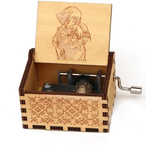 Y-Wooden Musical Box Spirited Away Theme Musical Box Birthday Gift Christmas Gift Music Boxes Drop Shipping