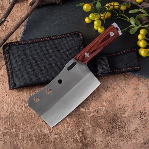 Outdoor Kitchen Pocket Knife Set & Portable Sheath Cooking Camping Knife Survival Tactical Straight Knives Accessories Tools