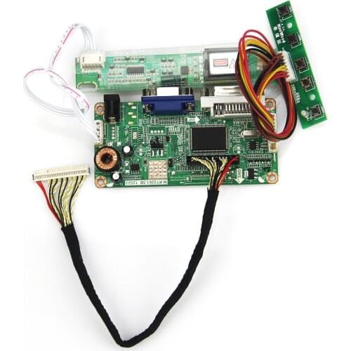 For LTN184HT01-A02 LTN184HT04-T01 VGA+DVI M.RT2261 LCD/LED Controller Driver Board LVDS Monitor Reuse Laptop 1920*1080