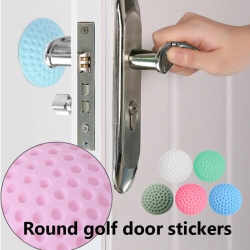 Door Stopper Soft Rubber Pad To Protect The Wall Self Adhesive Golf Modelling Door Fender Stickers Suitable for Different Doors