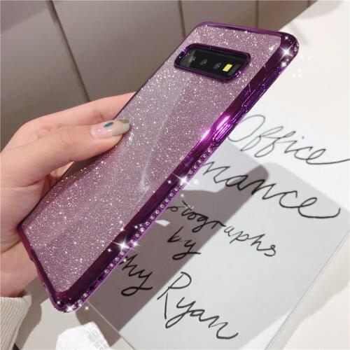 Luxury Phone Case For Samsung Galaxy A10 A20 A20E A30 A40 A50 A60 A70 A6 A8 Plus 2018 Case Glitter Diamond Silicone Back Cover