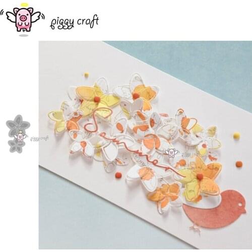 Piggy Craft metal cutting dies cut die mold 2019 Flower decoration Scrapbook paper craft album card punch knife art cutter die