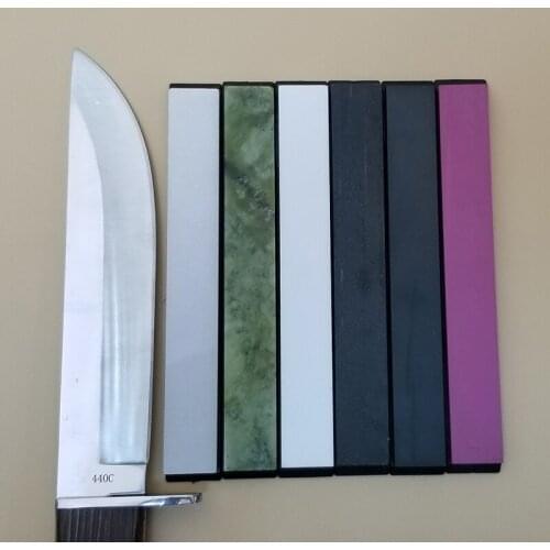 Sharpening Stone Coarse and Fine Polishing Leather Knife Sharpener Professional Stones Grinding Tools Fixed System Whetstone