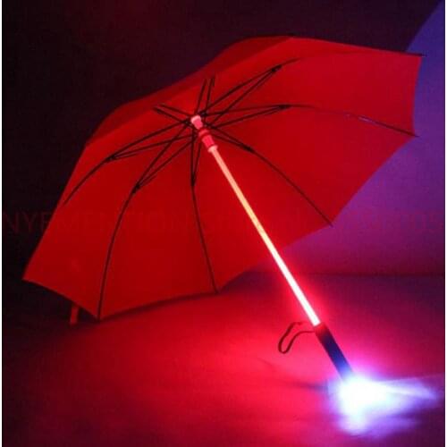 Cool Blade Runner Light Saber LED Flash Light Umbrella rose umbrella bottle umbrella Flashlight Night Walkers 10pcs