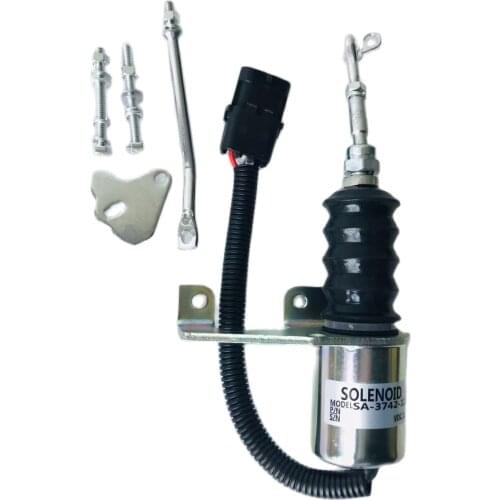 12V Flameout Magnet Fuel Stop Solenoid Valve SA3742-12 Fits For Deutz 3932017 1751ES For Bosch RSV