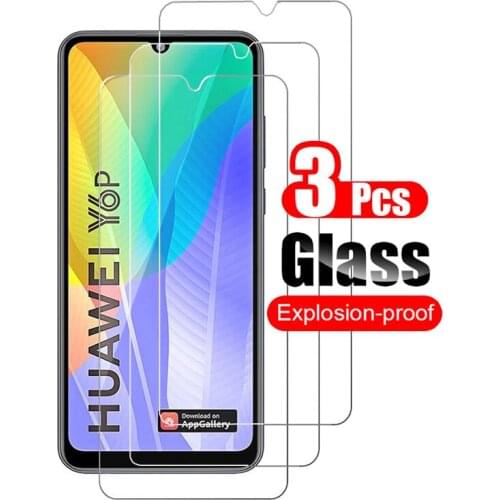 3Pcs Tempered Glass For Huawei Y5P Y6P Y7P Y8P Screen Protector Protective Glass Shield for Huawei Y5P Y6P Toughened Film 9H