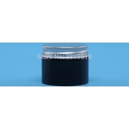 40g black container Plastic Cream Jar, plastic Cream container with lids Empty plastic Cosmetic jar F1064