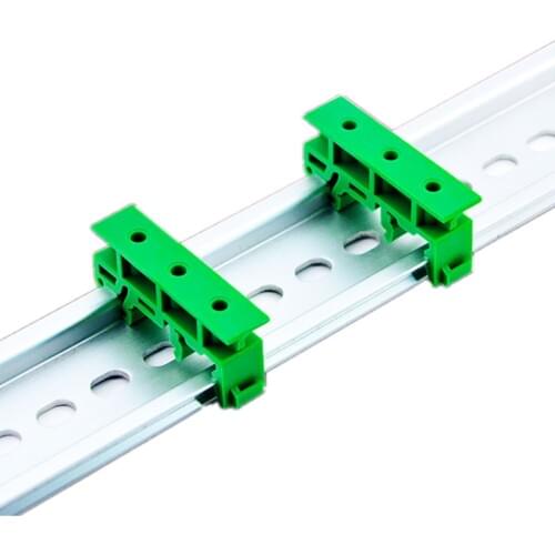 50pair 35mm Din Rail Type PCB Bracket Panel Mounting Base PCB Circuit Board Bracket Holder Carrier Clips DRG-03
