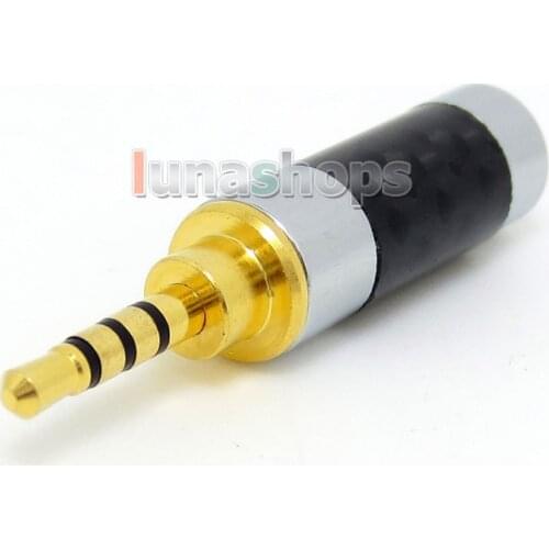 LN004881 2.5mm Balance Oyaide Carbon Shell Male Plug DIY adapter For The Astell & Kern AK240 K120 II
