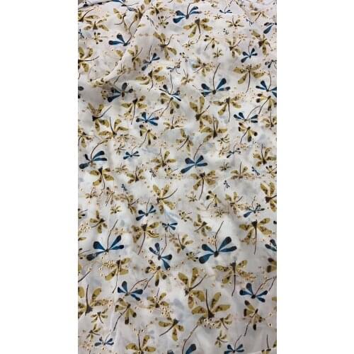 African Swiss Voile Ankara Combo Embroidery Swiss Cotton Lace fabric 2020 Ankara Print Wax Fabric for Women Cloth