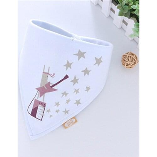 Baby Eating Accessory Soft Baby Stuff Cute Cotton Bibs Baby Lovely Feeding Smock Infant Burp Cloth Cartoon Saliva Towel