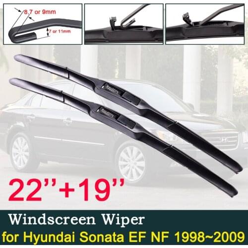 Car Wiper Blade for Hyundai Sonata EF NF 1998~2009 Car Wiper Blade Windshield Wipers Car Accessories 1999 2000 2001 2002 2003