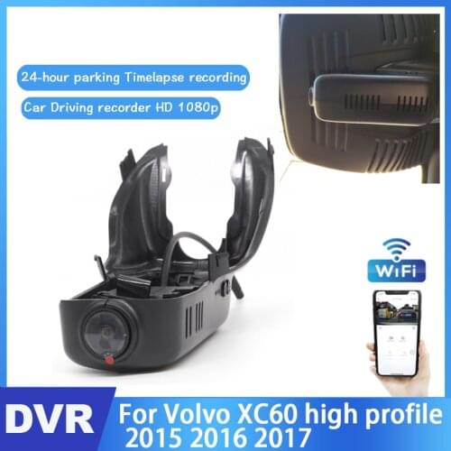 Car DVR Wifi Video Recorder Dash Camera For Volvo XC60 high profile 2015 2016 2017 Night Vision Control Phone APP HD 1080P