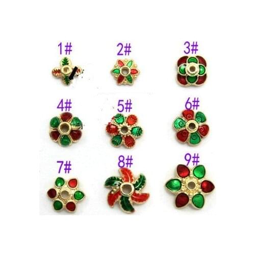 10pcs/lot Tibetan Silver spacer Oil dripping gilt torus Loose Bead Spacer Beads Connectors for DIY Jewelry Making bracelet fg4s