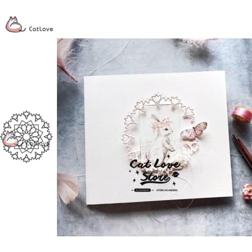 Flower Wreath Metal Cutting Dies Stencils For DIY Scrapbooking Paper Card Decorative Craft Dies Embossing Die Cuts New 2019