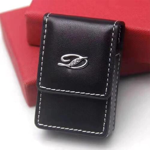 Hot sell 100% New high quality lighter leather case for dupont