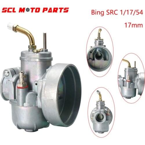 ALconstar-Motorcycle Puch 17mm Card Bing Style Carburetor Carburetor Replacement Moped Bike For PUCH Bing SRC 1/17/54