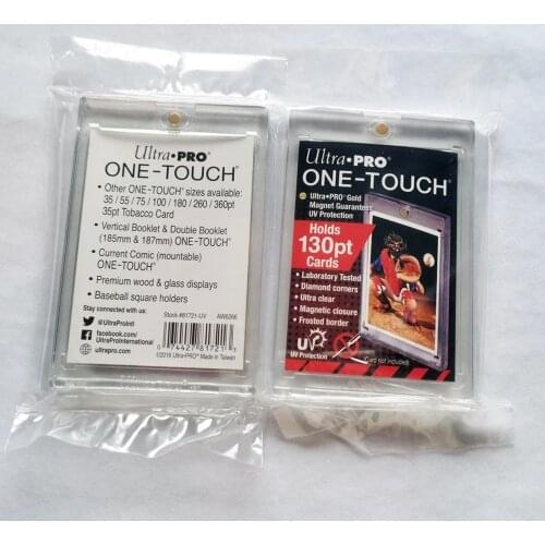 5 Ultra Pro 35pt One Touch Magnetic Holders for Thicker Jersey and Memorabilia Cards