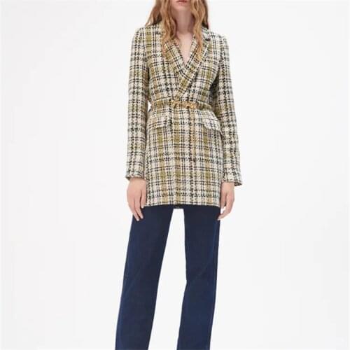 Женские твидовые пиджаки MESTTRAF China At AliExpress