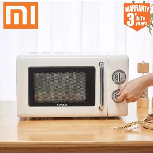 Qcooker Microwave Ovens 20L Electric Appliances Grill BBK Pizza Oven Built-in Turntable Home Kitchen