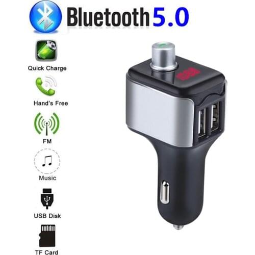 MP3 Player Bluetooth FM Transmitter Bluetooth Car Kit Handsfree FM Transmitter Radio MP3 Player USB Charger