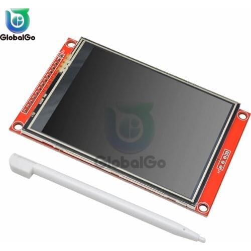 New 3.2 inch SPI LCD Display Screen Module 240*320 TFT Module With Touch Panel Driver IC ILI9341 for Arduino MCU