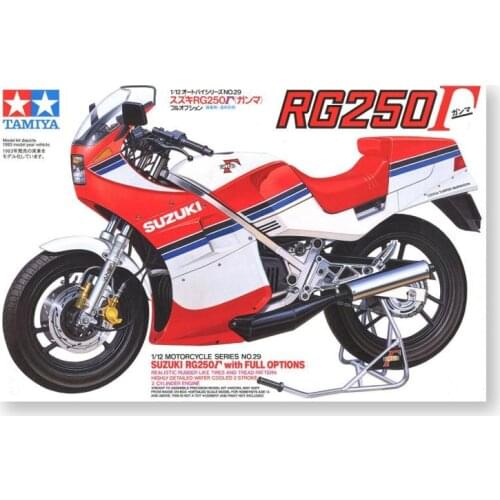 Original Tamiya Motor Model 1/12 Suzuki RG250 F Full Options Kit Toy Intelligence Coloring