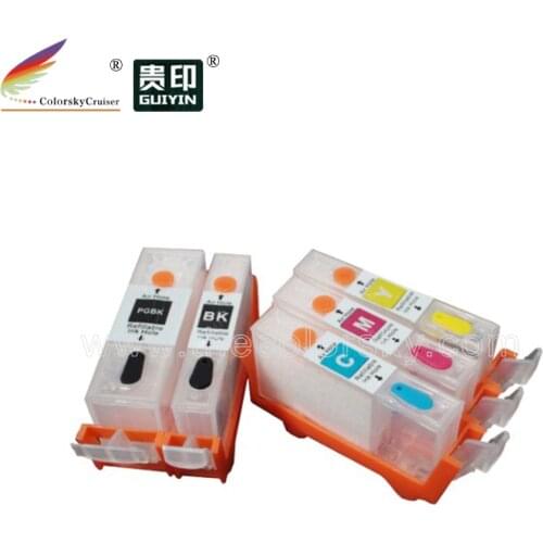 RCC550-5) refillable ink cartridge for Canon Pixma IP7250 MG5450 MX925 MG5550 MG6450 MG5650 MG6650 IX6850 MX725 MX925 PGI-550