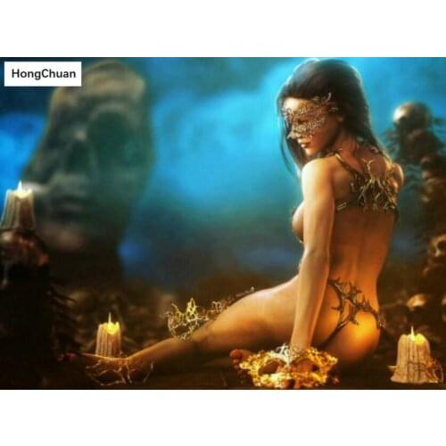 Sexy woman new DIY 5D square/round diamond embroidery mural diamond painting cross stitch mosaic home decoration gifts