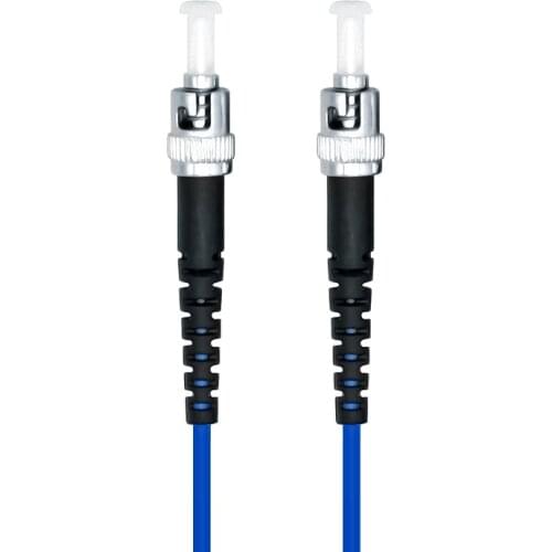 Indoor Armored 15Meters ST/PC-ST/PC,3.0mm,Singlemode 9/125,Simplex, ST/UPC OS1 OS2 Optical Fiber Patch Cord Cable,ST to ST