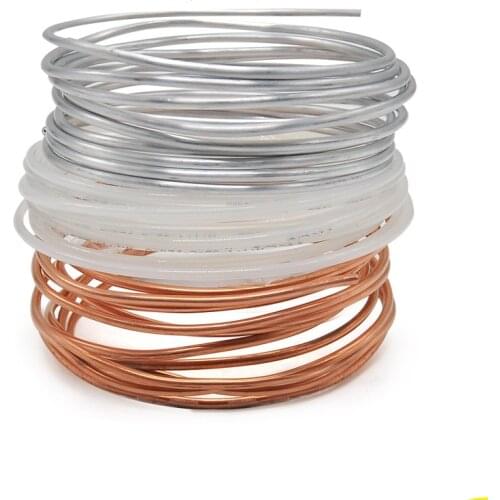 1Meters Lubricating Oil Pipe 4 / 6 / 8mm Nylon / Copper / Aluminum Pipe for Machine Tool Hydraulic lathe oil pipe