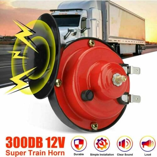 800DB 2PCS Train Horn 12V Super Loud Car Dual Tone Snail Electric Air Horn Siren For Motorcycle Car Truck Boat