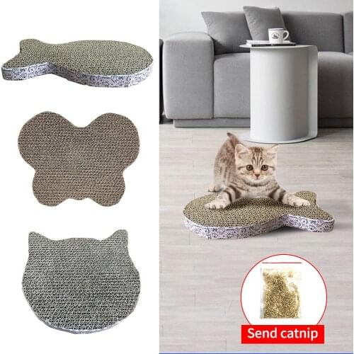 Pet Toy Cat Scratching Pad Cat Corrugated Paper Pad Cat Scratching Board Kitten Corrugated Paper Pad Cat Nail Scraper Pet Toy