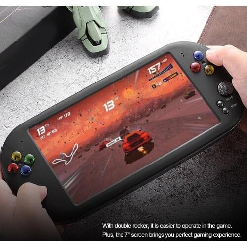 2020 new X16 handheld retro video game console built-in 16GB 7-inch screen game console childrens birthday gift toy