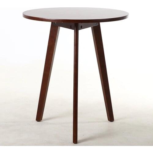 60*60cm Solid wood High legs round table Tea table Coffee Table Bedside table