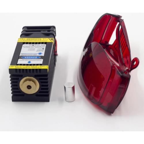 High Power 40W Laser Module PWM TTL Fast Engraving Speed for Stainless Steel Wood Cutting Engraving Infrared Positioning Laser