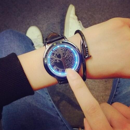 Watch Men Creative Personality Minimalist Leather Normal LED Male Colok Mens Watches Top Brand Luxury Quartz Wrist Watch